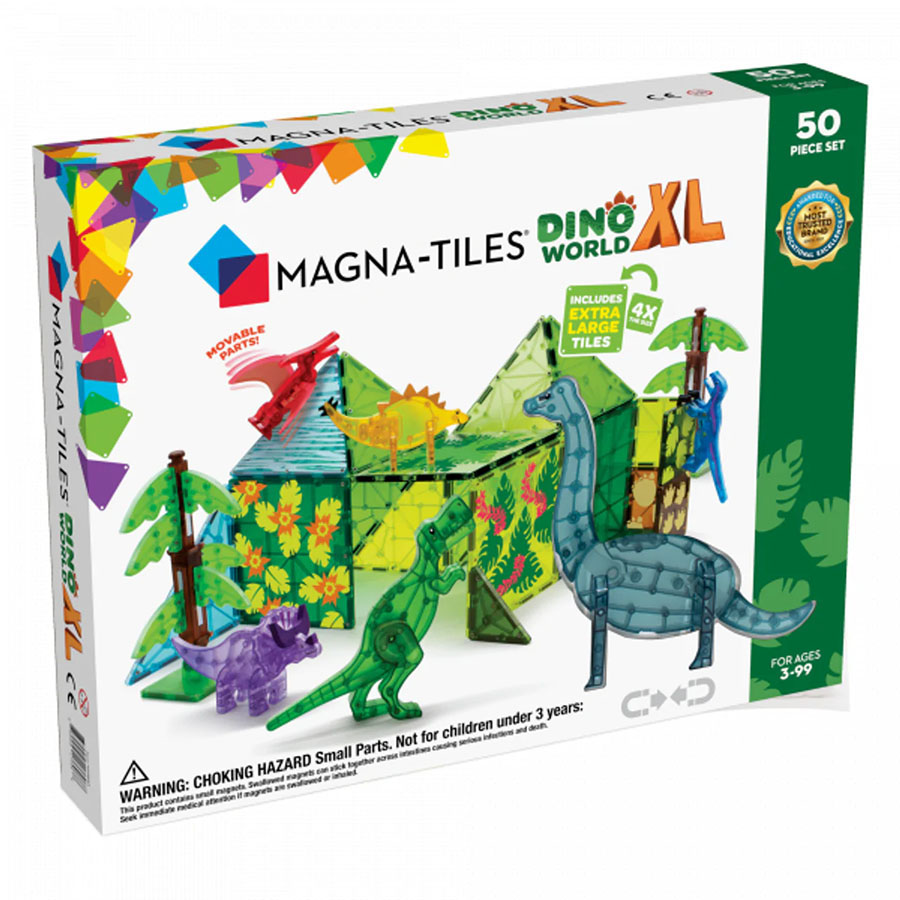 Magna Tiles Dino World XL - 50 κομμάτια