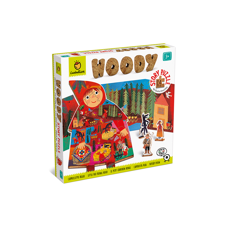 Woody Story Puzzle - Little Red Riding Hood