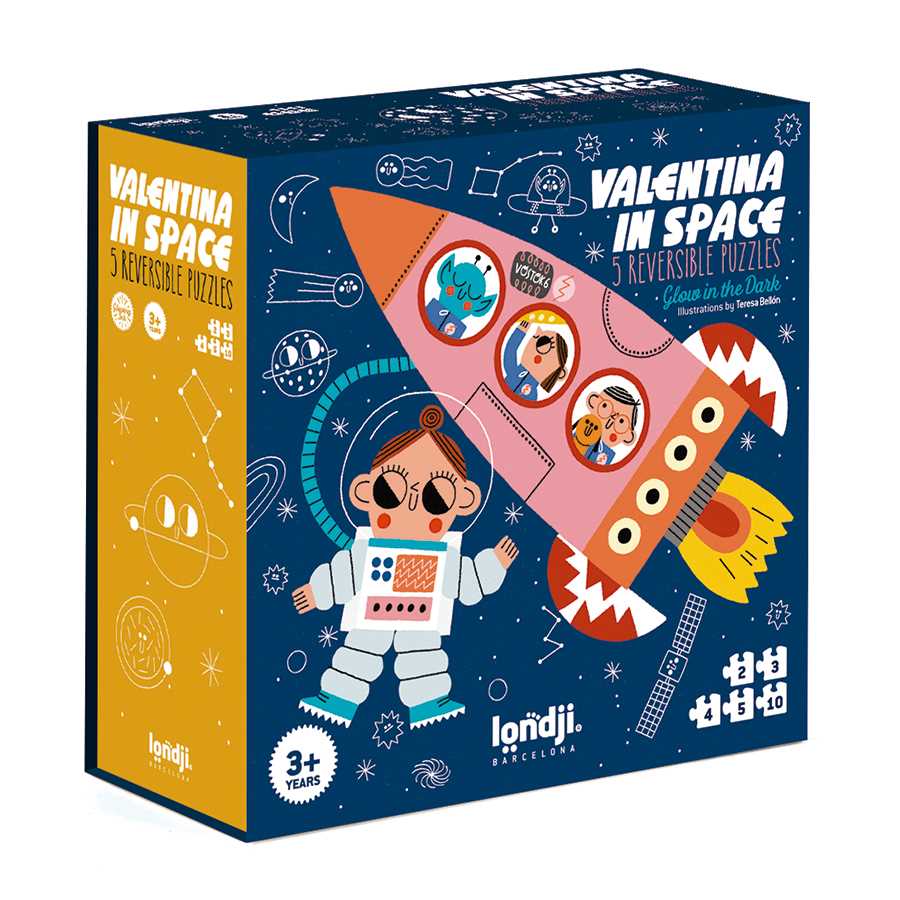 Valentina in Space - Reversible Puzzles