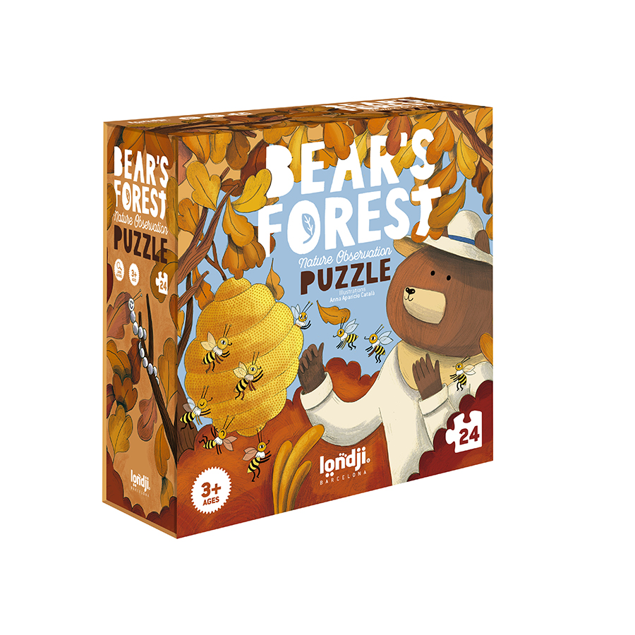 Bear's Forest - Nature Observation Puzzle 24 pcs
