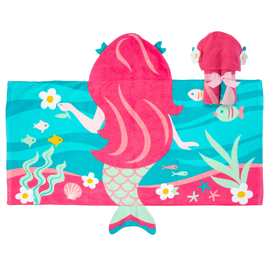 Παιδική Πετσέτα με Κουκούλα Mermaid