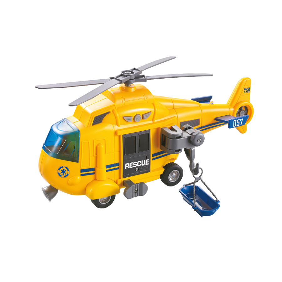 Ελικόπτερο Πρώτων Βοηθειών με Φώτα και Ήχους - Κίτρινο