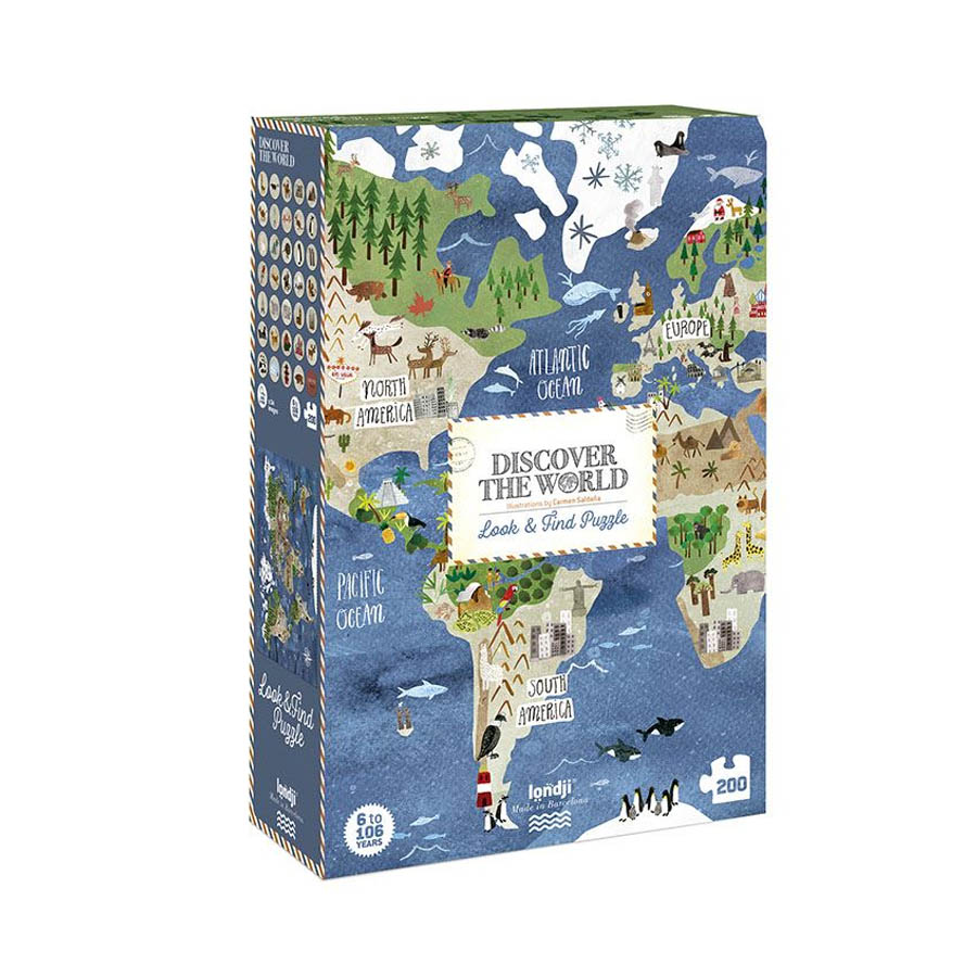 Puzzle - Discover The World 200 pcs