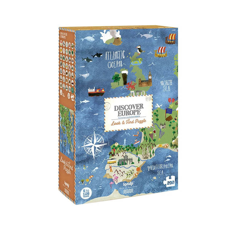 Discover Europe - Puzzle 200 pcs