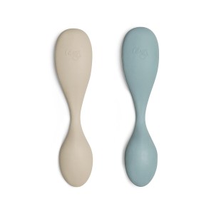 Z1089 - Silicone Feeding Spoons - Short - Ballerina and Vehicles - Extra 1